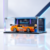 Printed background display case for LEGO Speed Champions The Fast and the Furious Toyota Supra MK4 set 77260